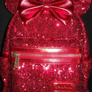 *SALE* RETIRED Pirate Red Disney Parks Exclusive Minnie Mouse Loungefly Backpack